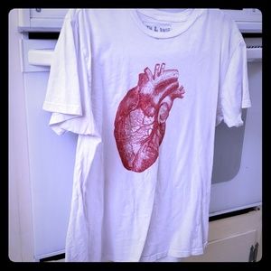 Earthbound heart anatomy T-shirt